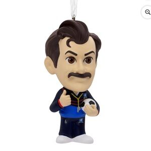 Hallmark Ted Lasso Christmas Tree Ornament TV Show Character 2023 Soccer